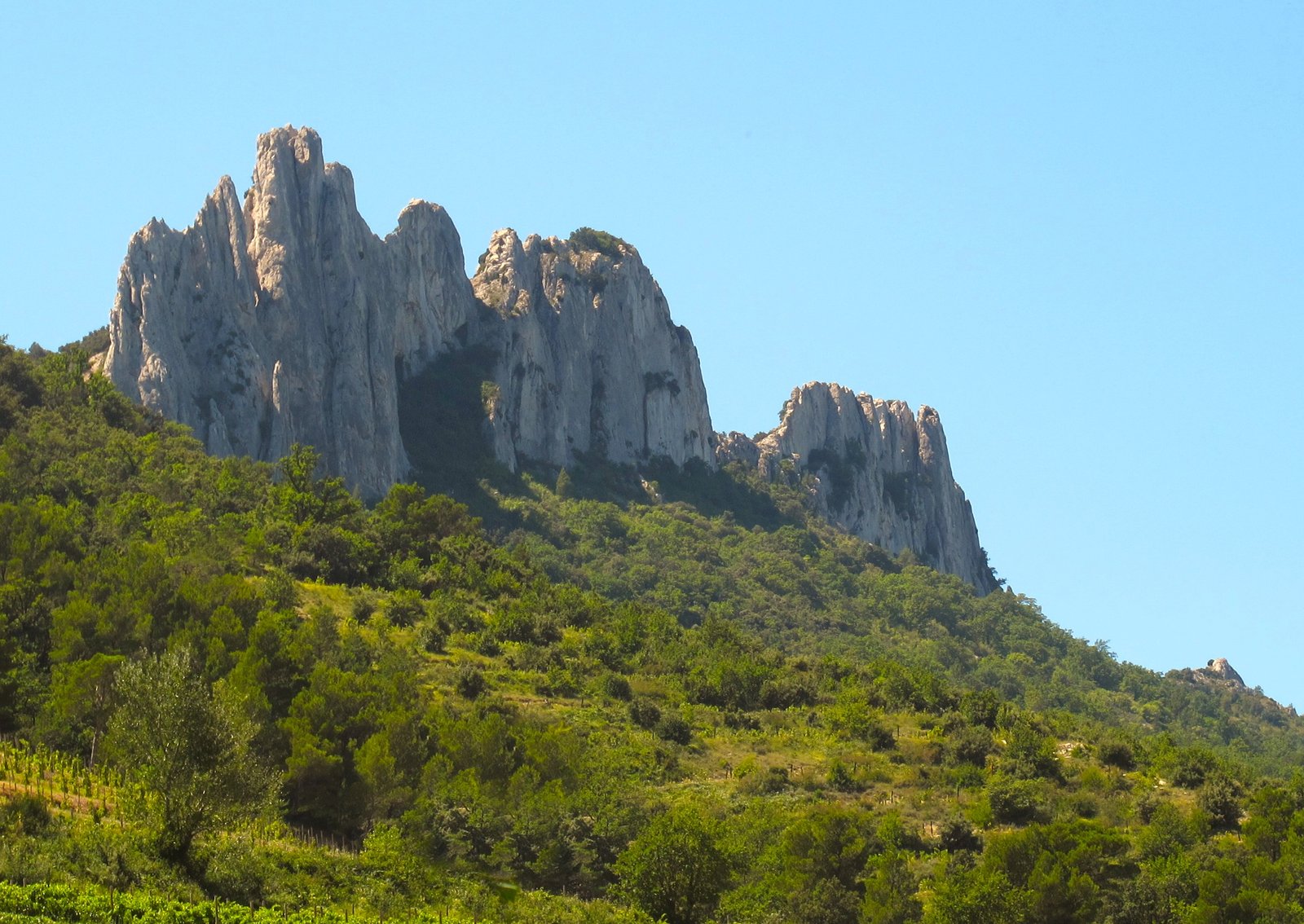 Dentelles de Montmirail : escalade, vins et balades exceptionnelles